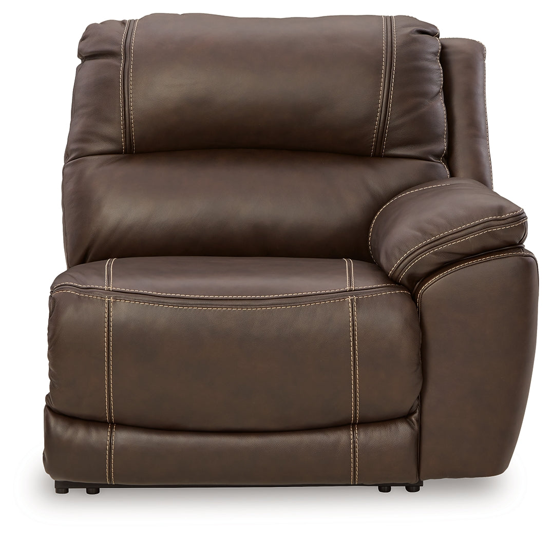 Dunleith Chocolate 9-Piece Power Reclining Sectional from Ashley - Luna Furniture
