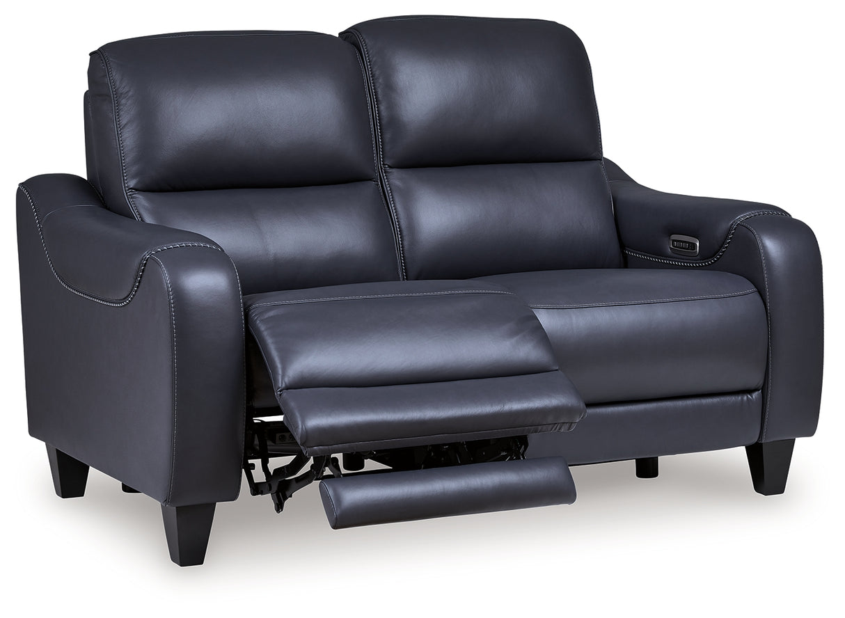 Mercomatic Power Reclining Sofa, Loveseat and Recliner from Ashley - Luna Furniture