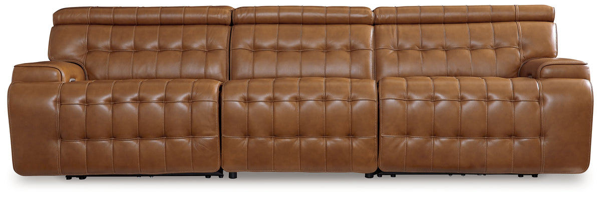 Temmpton Chocolate Power Reclining Living Room Set from Ashley - Luna Furniture
