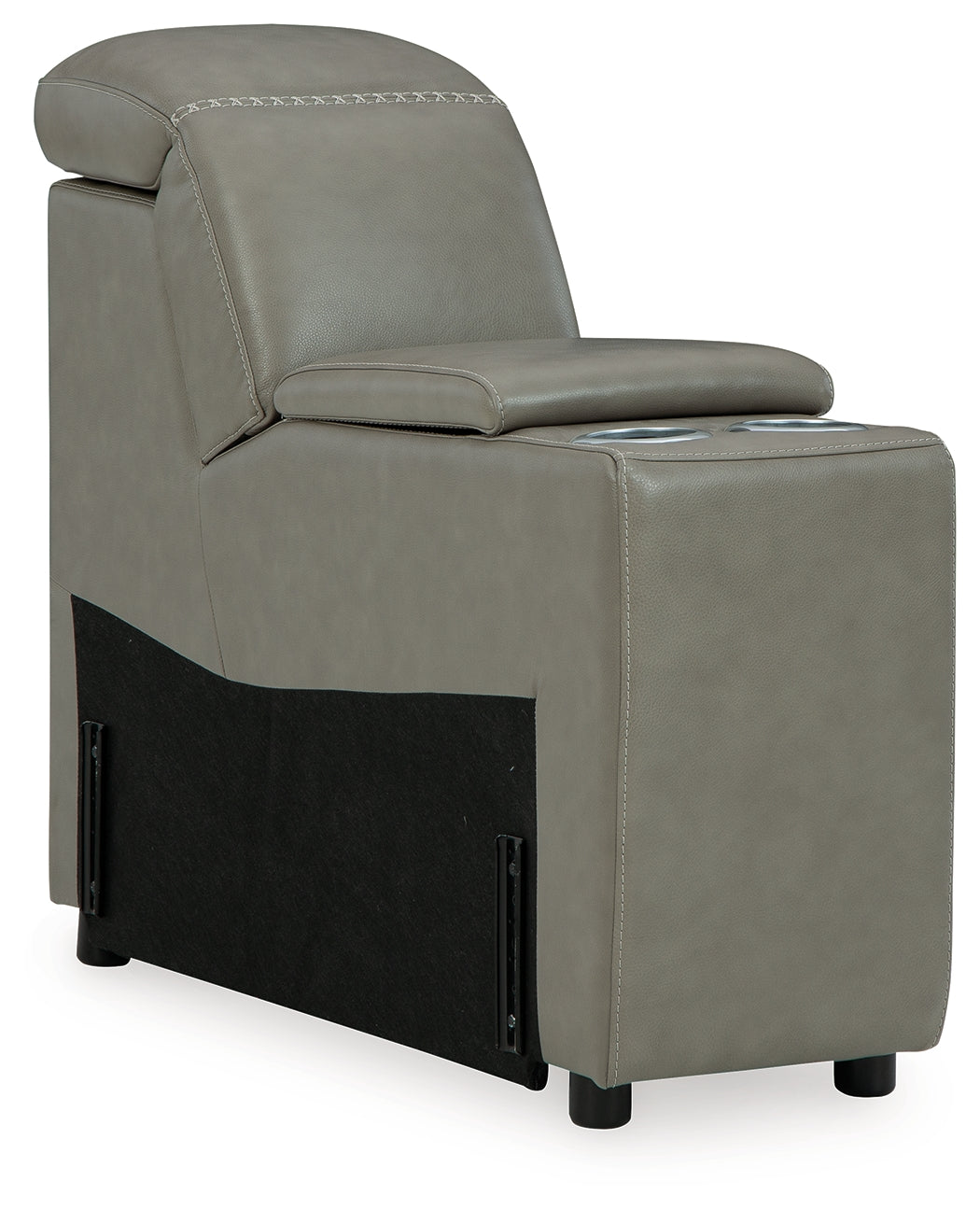 Correze Gray Console with Storage from Ashley - Luna Furniture