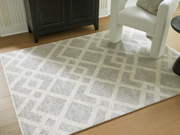 Unawick Gray/Ivory Medium Rug
