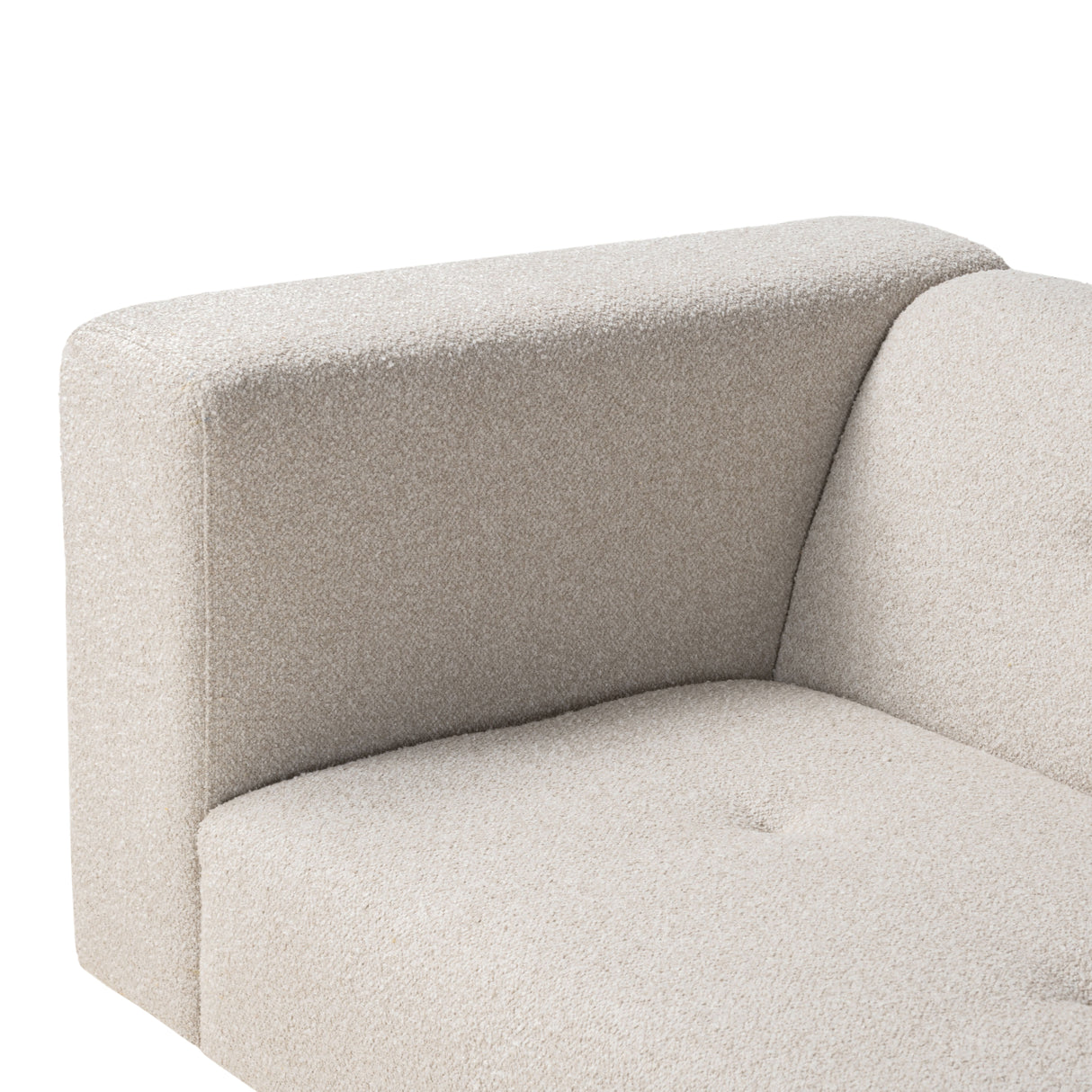 Maison Oscar 94" Tufted Sofa in Cream Boucle from Home Trends & Design - Luna Furniture