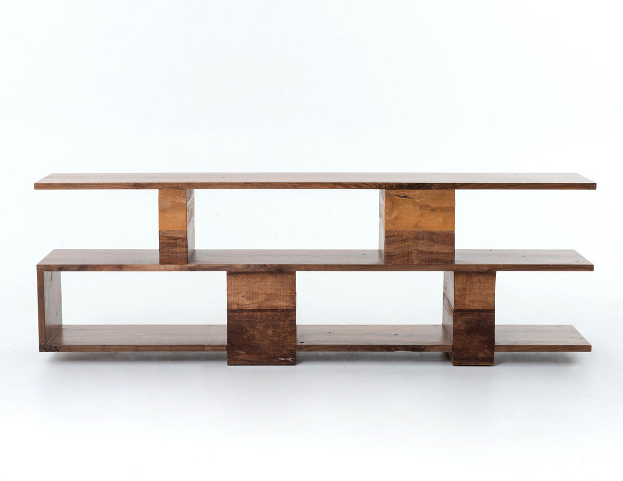 Ginger Console Table in Natural Walnut from Four Hands - Luna Furniture