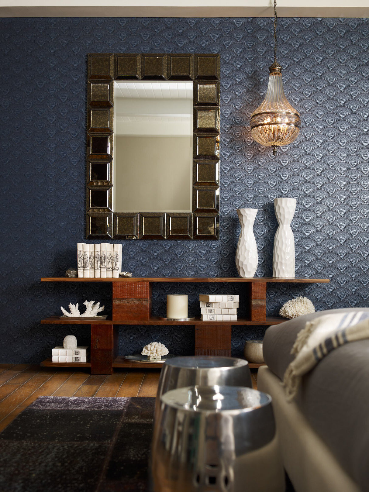 Ginger Console Table in Natural Walnut from Four Hands - Luna Furniture