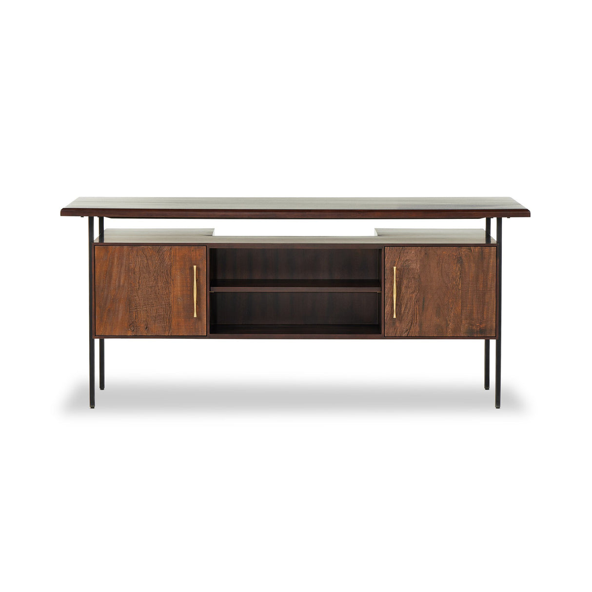Lauren Desk in Natural Peroba from Four Hands - Luna Furniture