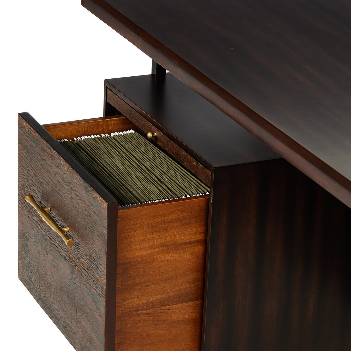 Lauren Desk in Natural Peroba from Four Hands - Luna Furniture