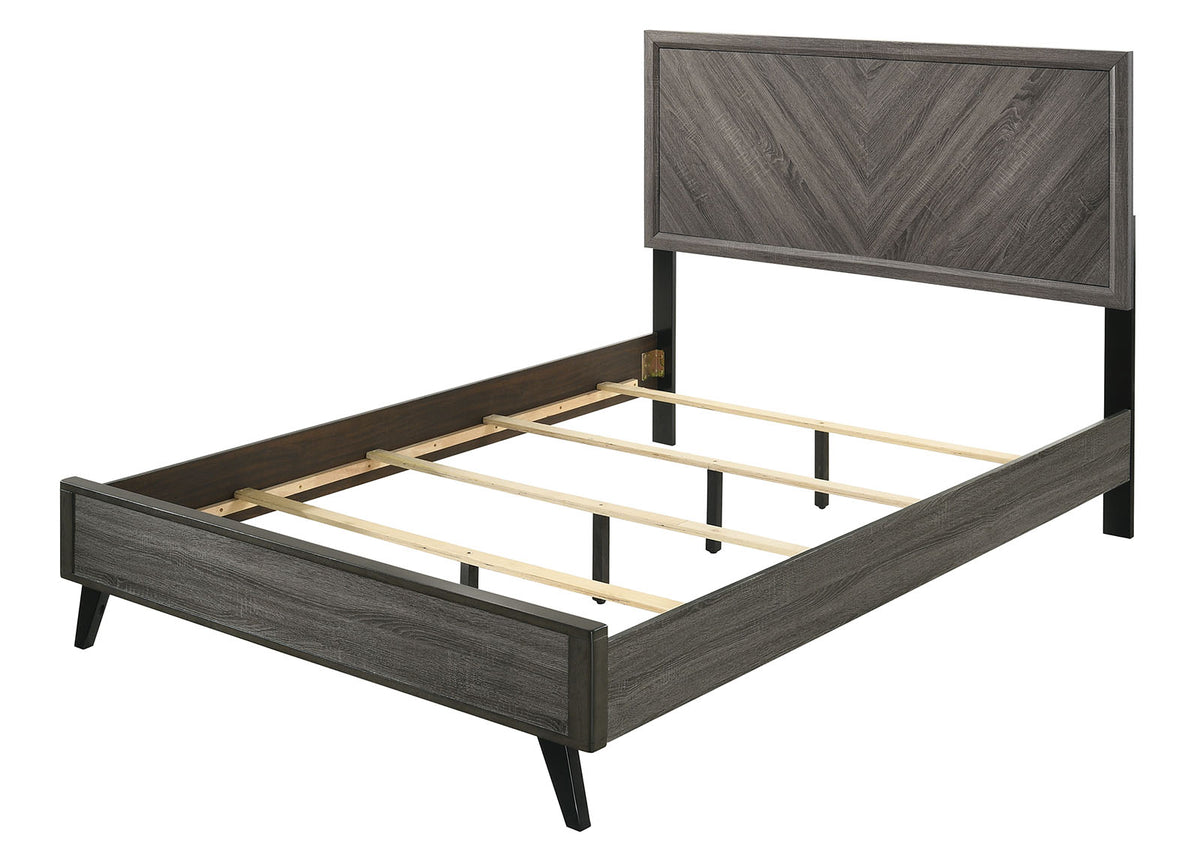 Vagan Gray Contemporary Bedroom Set from Furniture of America - Luna Furniture