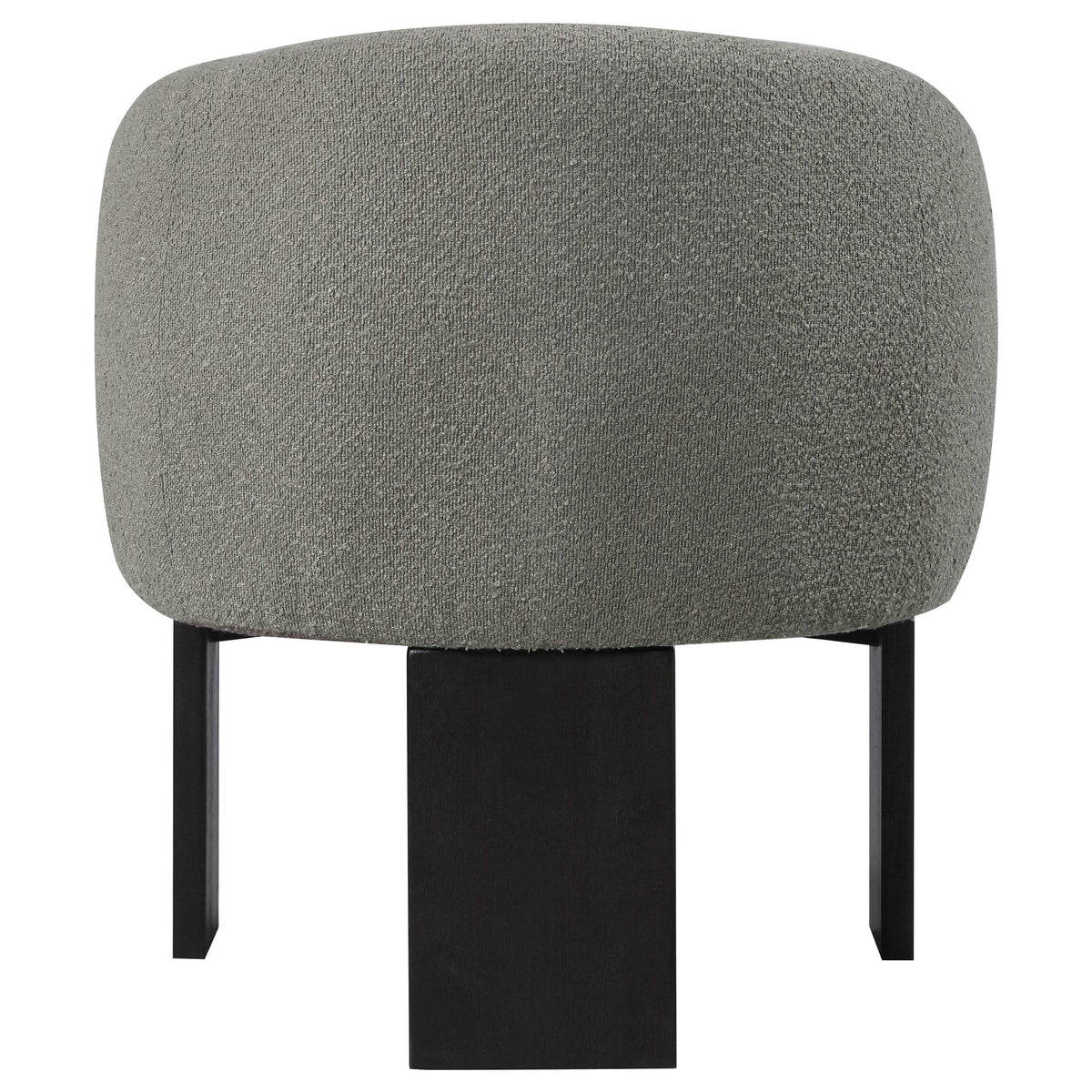 Valdez Brown Boucle Upholstered Barrel Back Accent Chair from Coaster - Luna Furniture