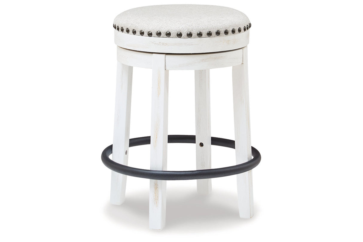 Valebeck White/Brown Multi Counter Height Dining Table and 4 Barstools from Ashley Furniture - Luna Furniture
