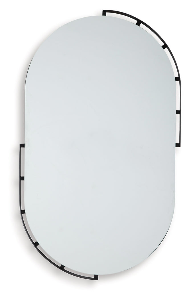 Valkings Black Accent Mirror (Set of 2) from Ashley - Luna Furniture