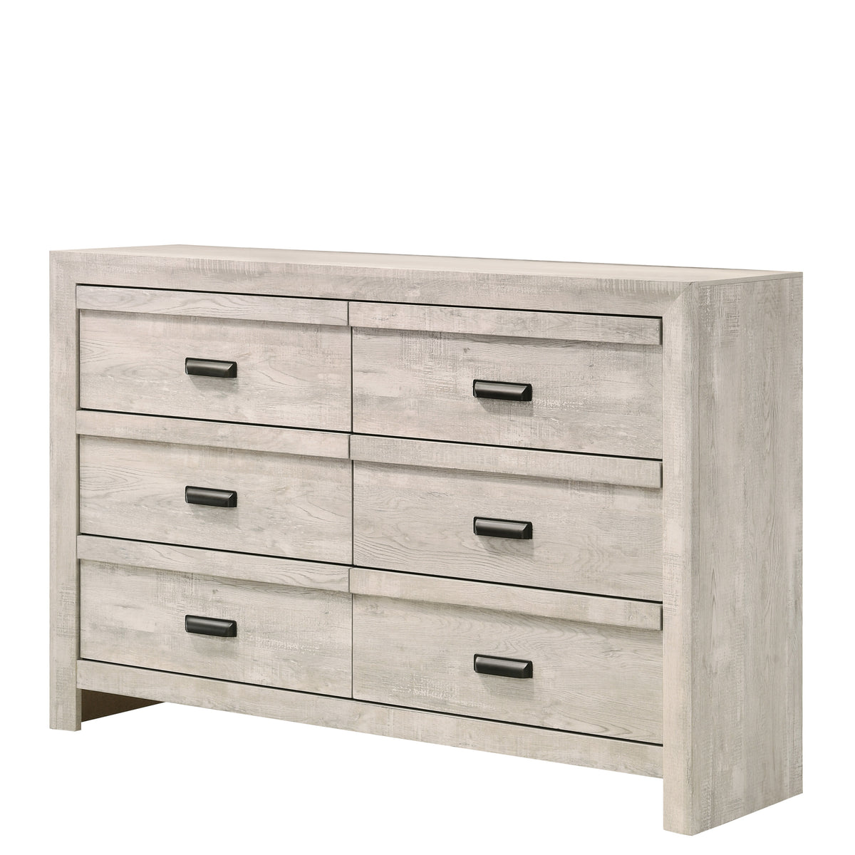 beige wood dresser Crown Mark Valor Dresser
