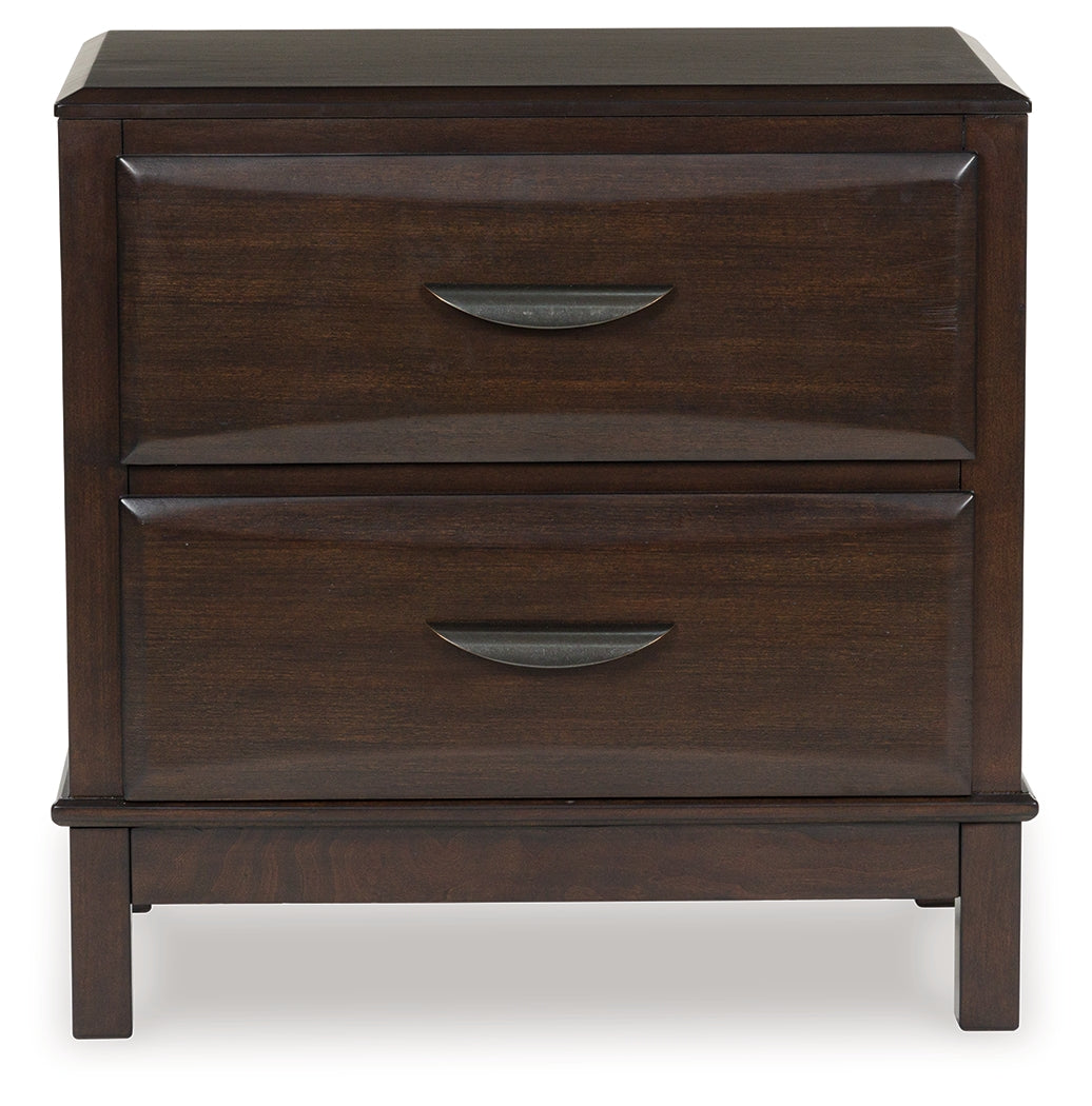 Vanmore Dark Brown Nightstand from Ashley - Luna Furniture