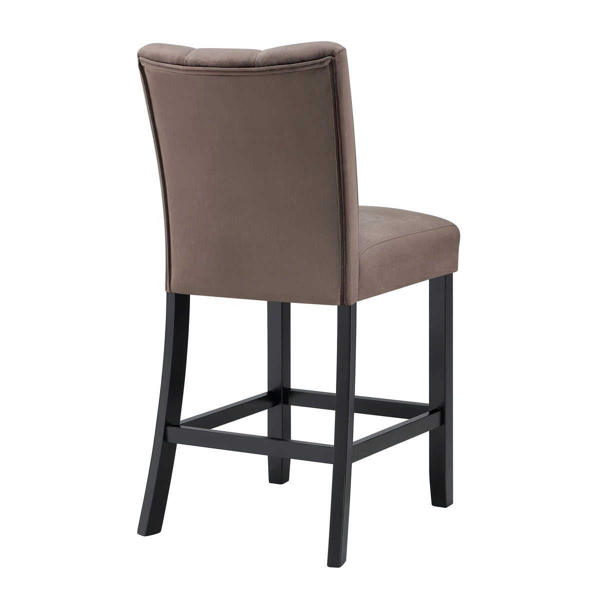 Vega Black/Brown Faux Marble Counter Height Set from Crown Mark - Luna Furniture