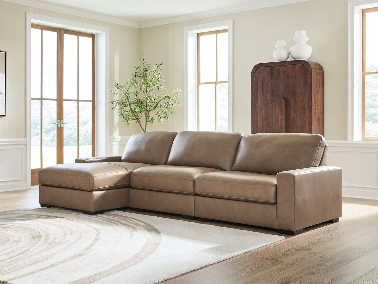 Veronella Sahara 3-Piece Sectional with Chaise from Ashley - Luna Furniture