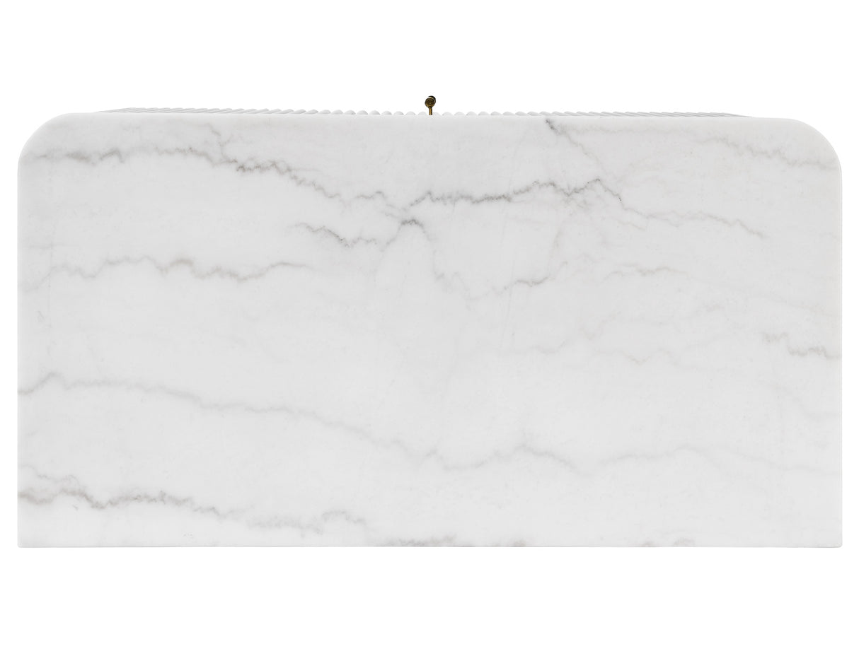 Vida Marble Top WIne Cabinet, Black Finish from Steve Silver - Luna Furniture