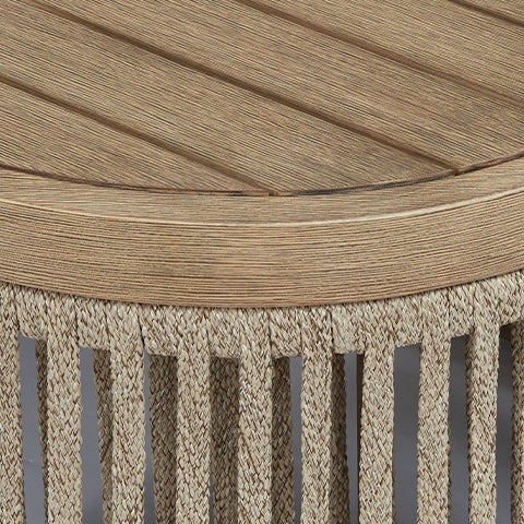 Vision Lane Beige Outdoor Coffee Table from Ashley Furniture - Luna Furniture