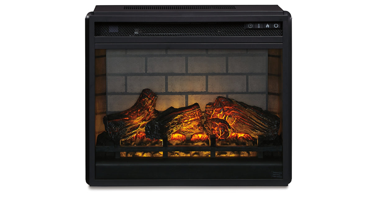 Entertainment Accessories Black Electric Infrared Fireplace Insert from Ashley Furniture - Luna Furniture