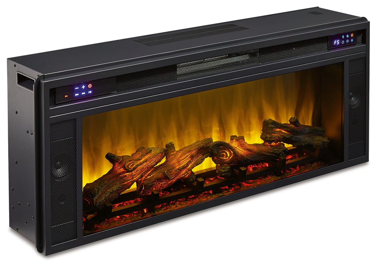 Entertainment Accessories Black Fireplace Insert from Ashley Furniture - Luna Furniture