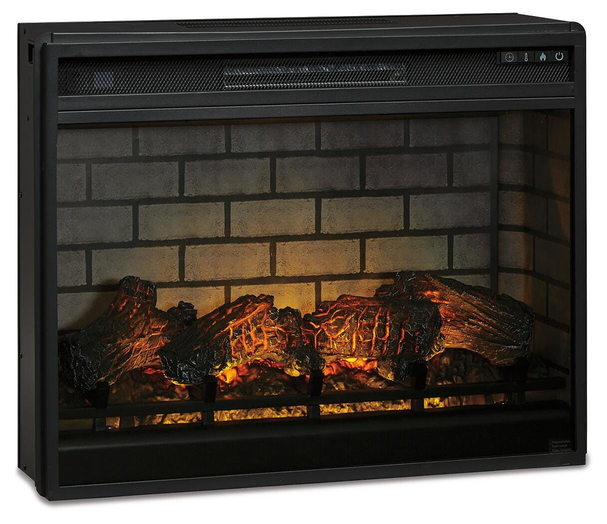 Entertainment Accessories Black Electric Infrared Fireplace Insert from Ashley Furniture - Luna Furniture