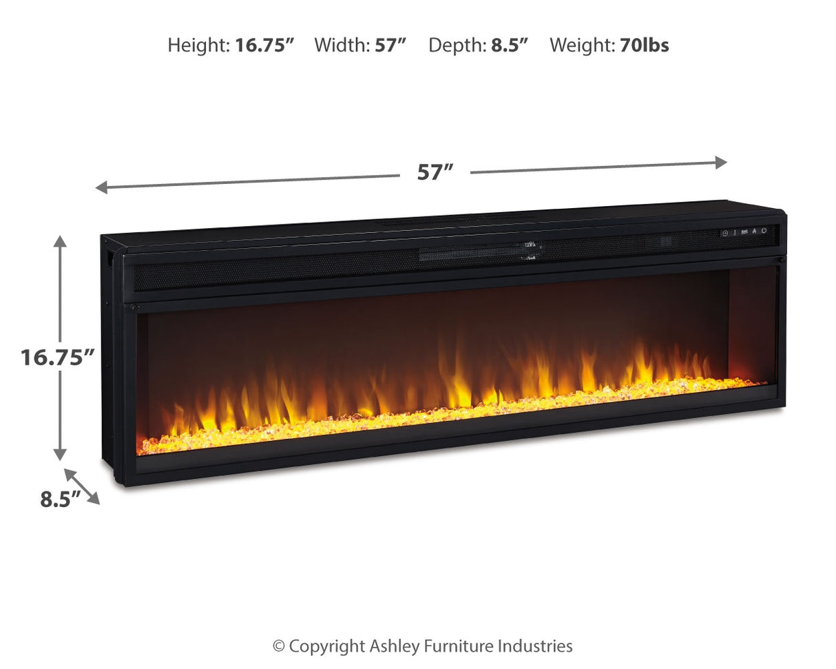 Entertainment Accessories Black Electric Fireplace Insert from Ashley Furniture - Luna Furniture