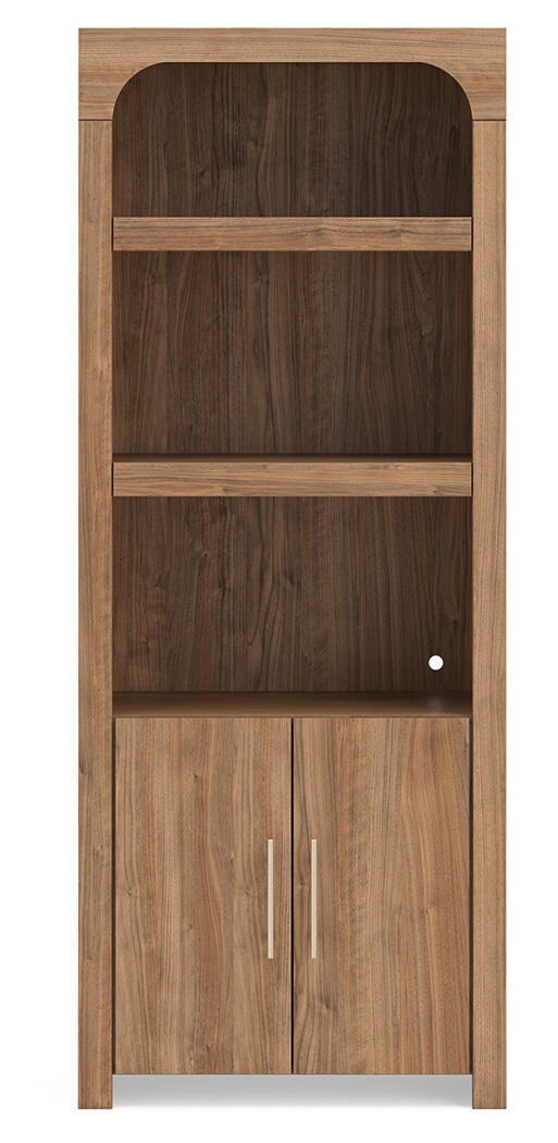 Dovander Brown Display Cabinet from Ashley - Luna Furniture