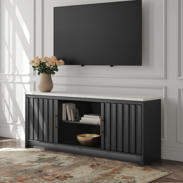 Cadmori Black/White 63" TV Stand