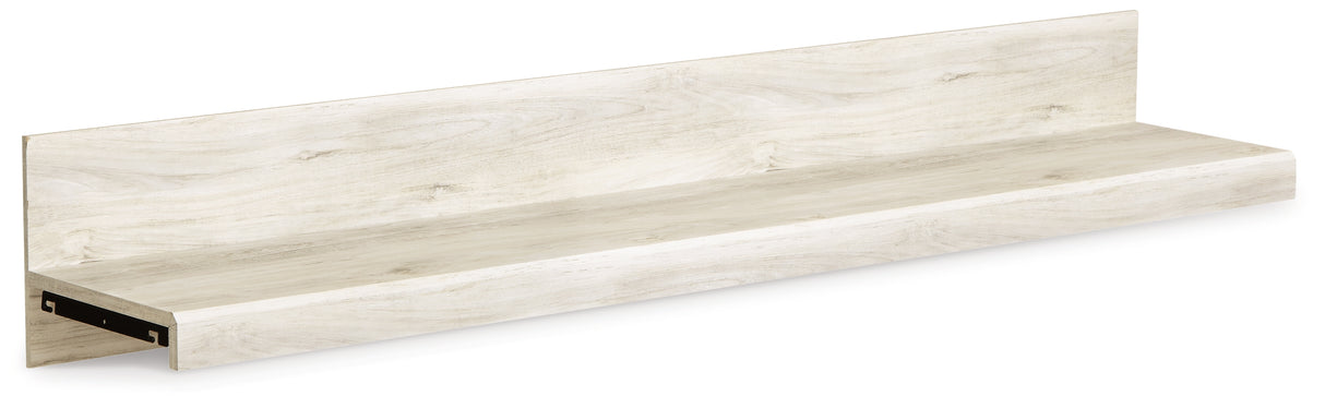 Bellaby Whitewash 4-Piece Entertainment Center from Ashley Furniture - Luna Furniture