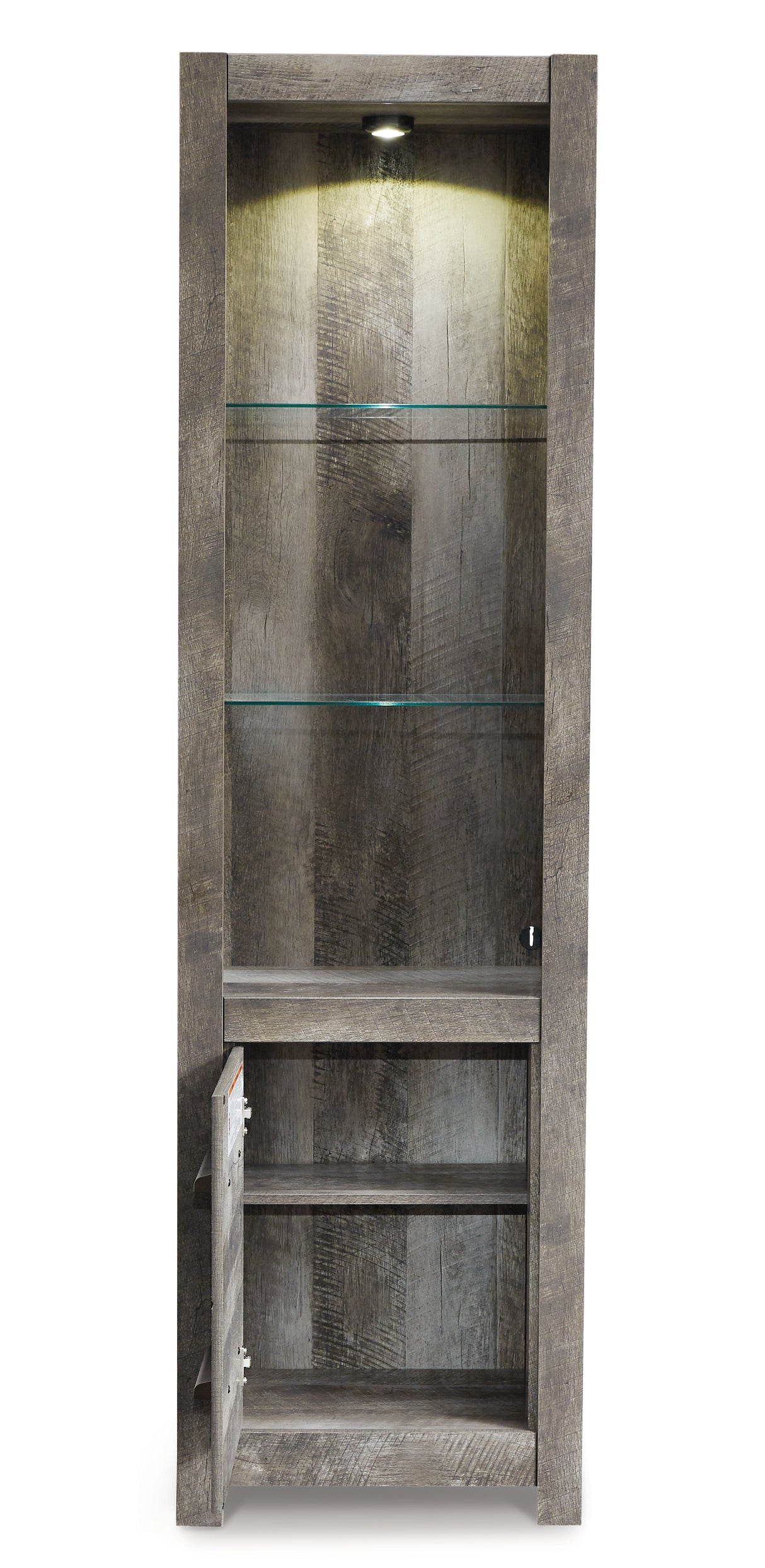 Wynnlow Gray 4-Piece Entertainment Center from Ashley Furniture - Luna Furniture