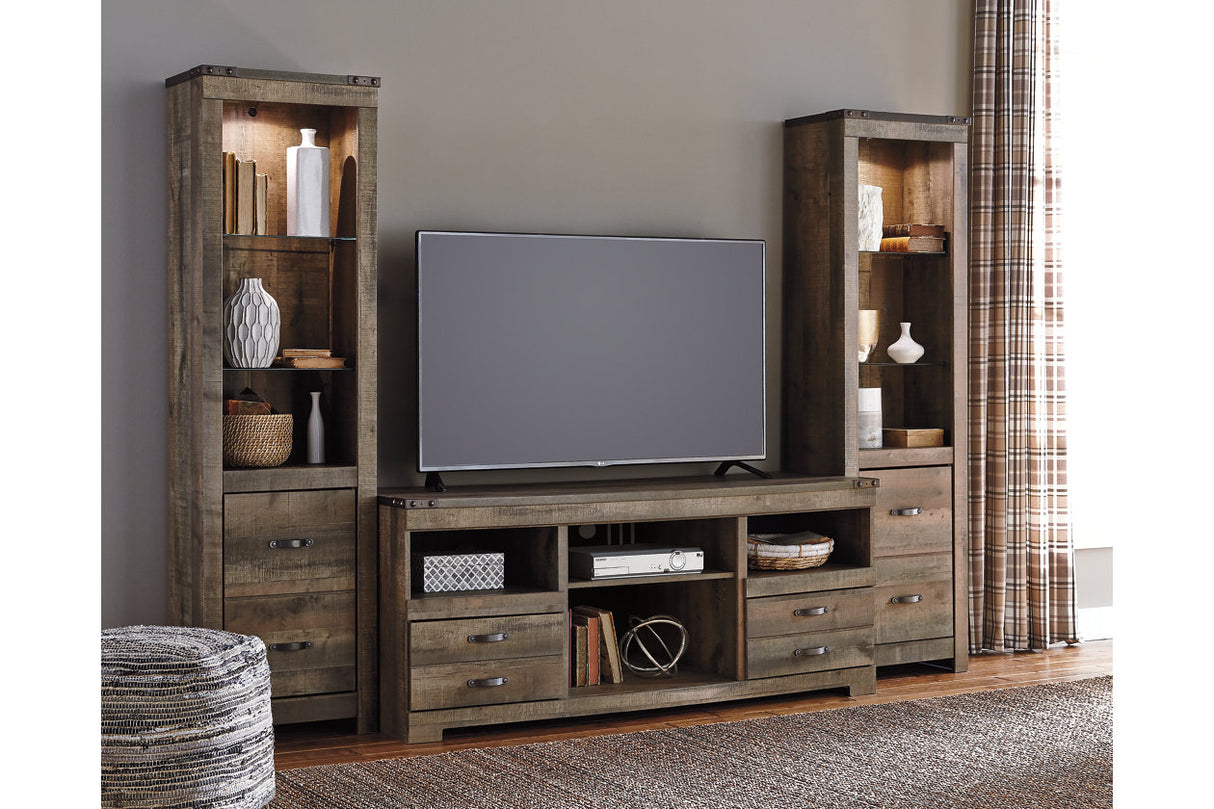 Trinell Brown 3-Piece Entertainment Center from Ashley - Luna Furniture