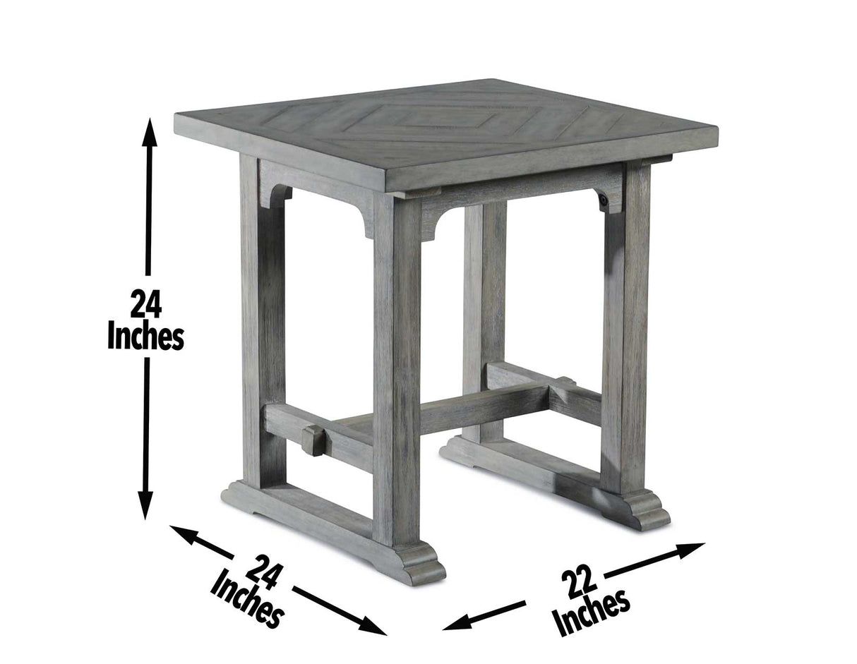 Whitford Dove Gray End Table
