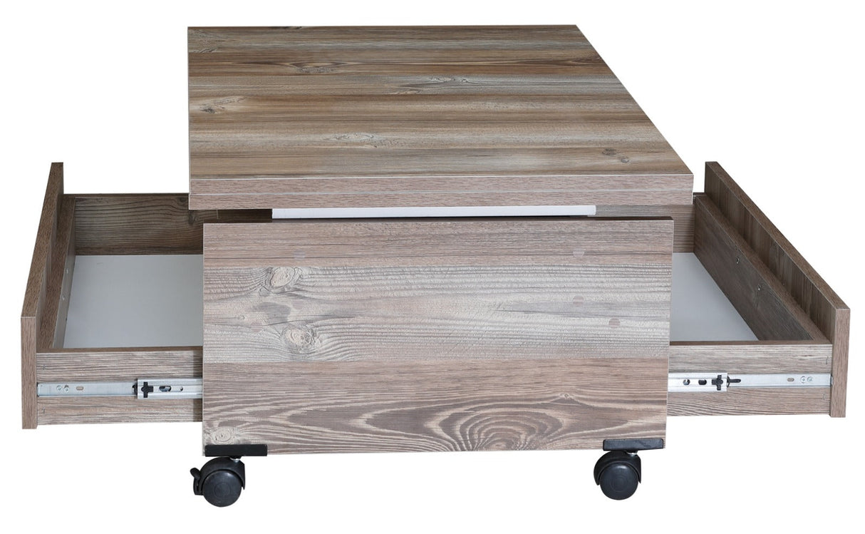 Rio Walnut Smart Coffee Table from Furnia - Luna Furniture