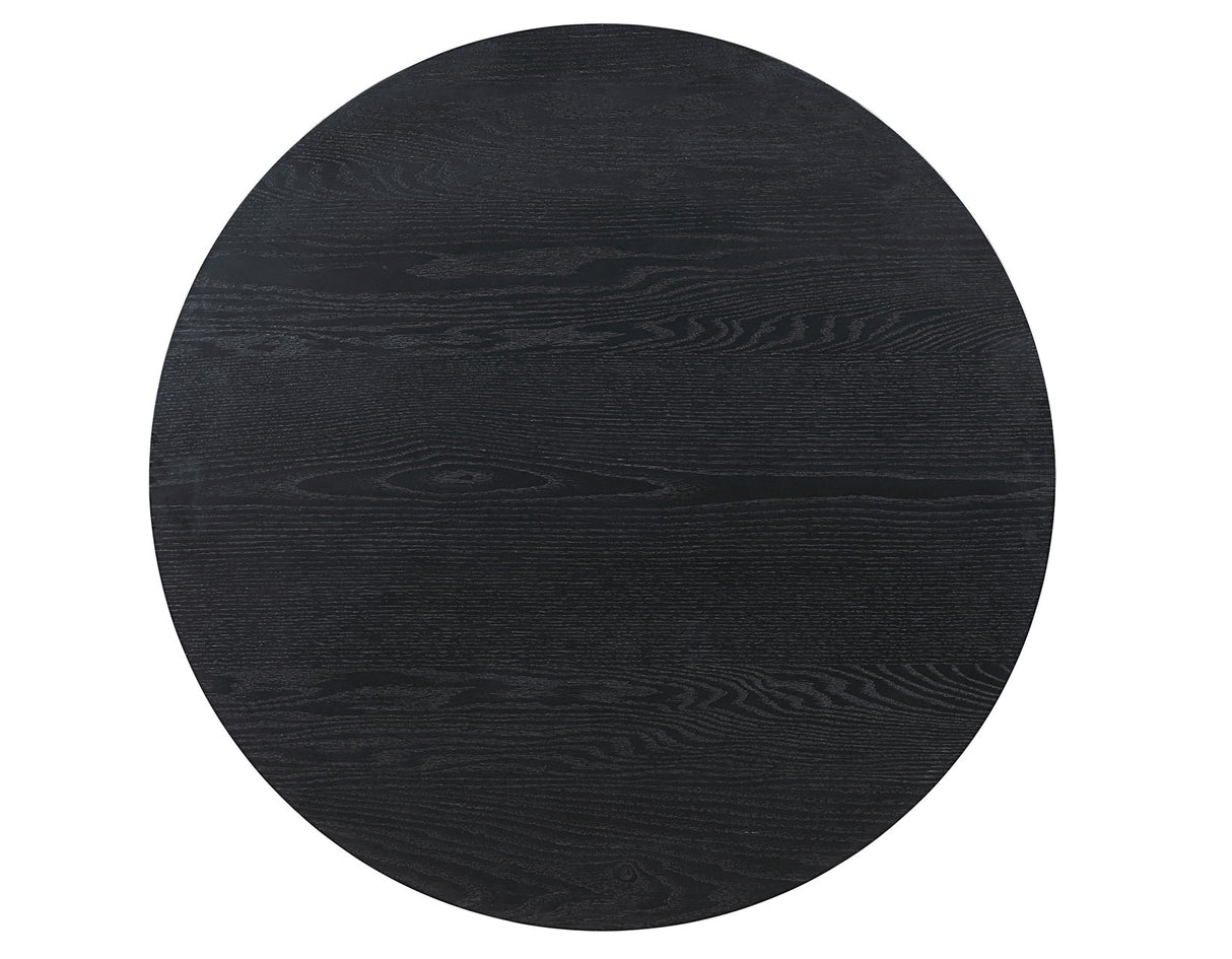Willow 5 Piece 42-inch Round Dining Set, Black from Steve Silver - Luna Furniture