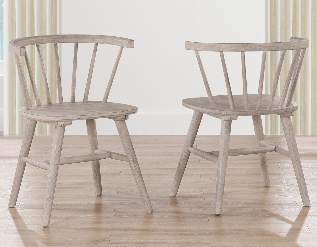 Willow Tan Round Dining Room Set from Steve Silver - Luna Furniture