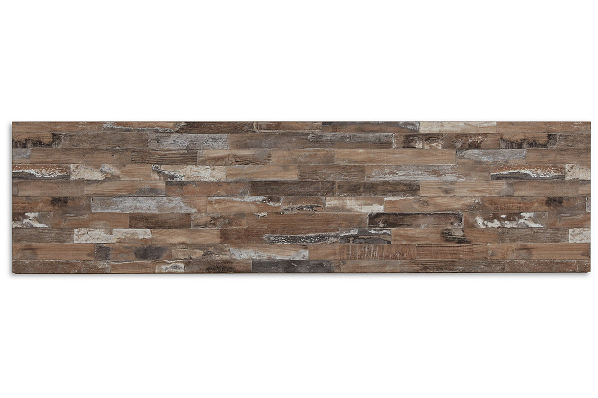 Willowton Whitewash 4-Piece Entertainment Center with Electric Fireplace from Ashley - Luna Furniture