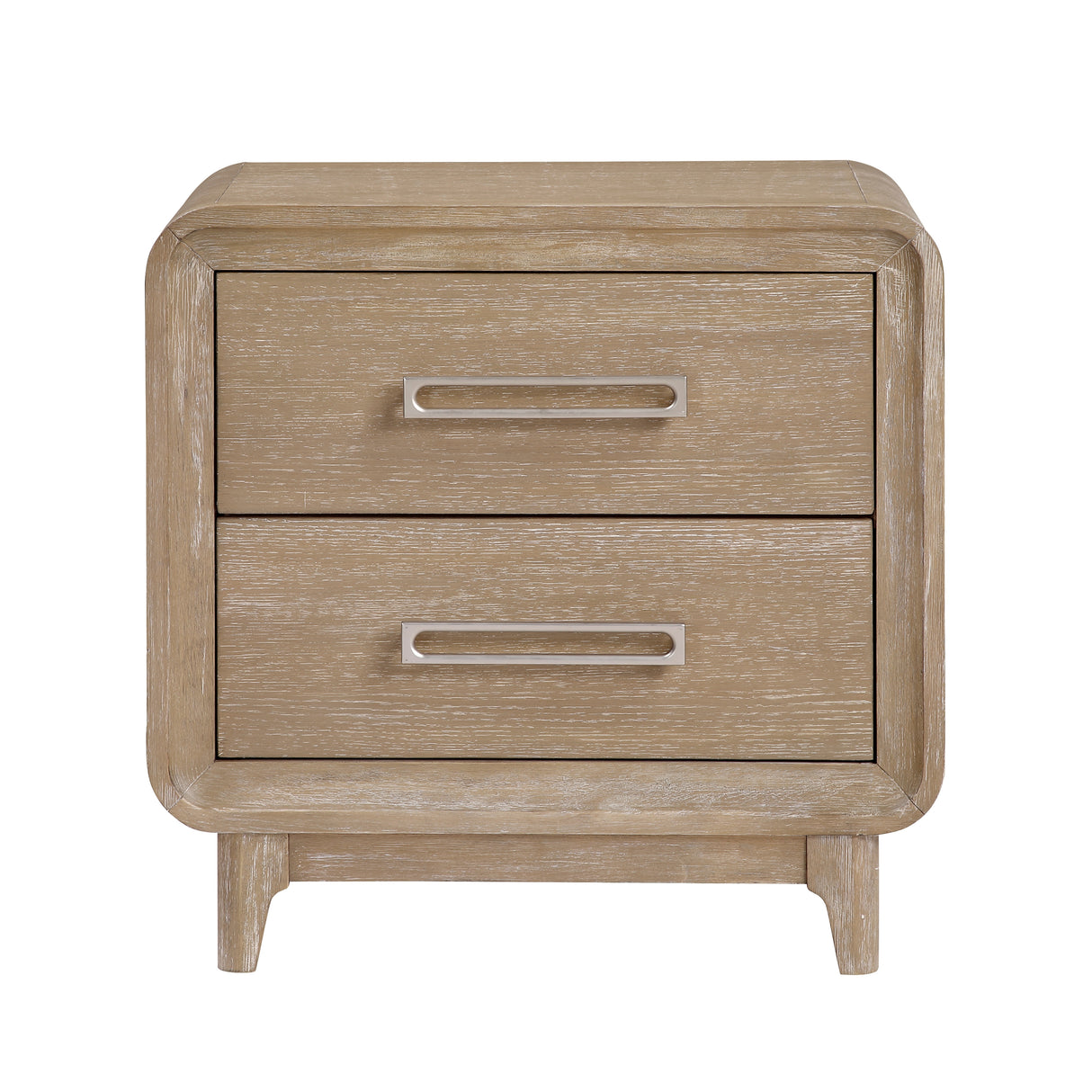 Wilshire Natural 4-Piece Queen Upholstered Panel Bedroom Set (QB+NS+DR+MR+CH) from Homelegance - Luna Furniture