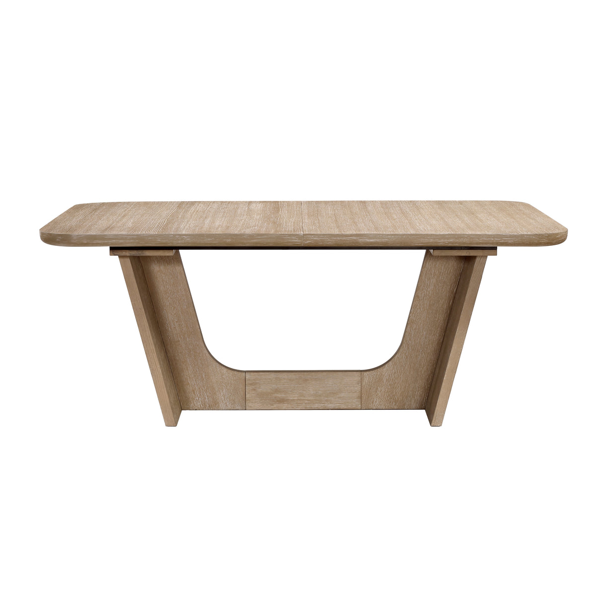 Wilshire Natural/Beige 5-Piece 94" Extendable Dining Set from Homelegance - Luna Furniture