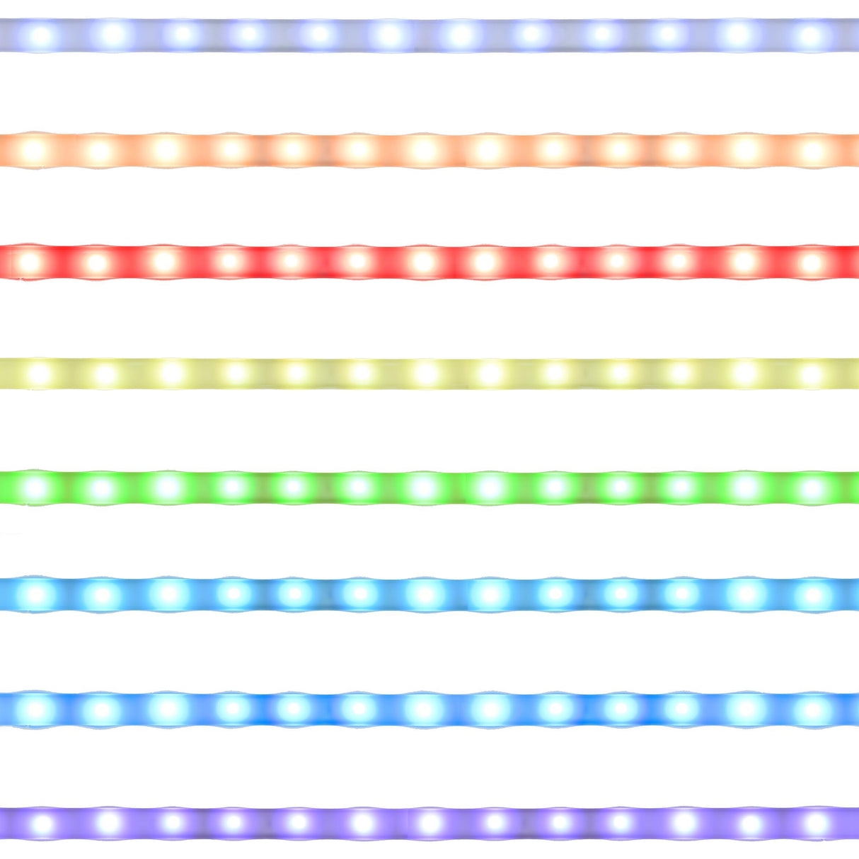 Windrose Black Full Length Floor Standing Tempered Mirror with LED Lighting from Coaster - Luna Furniture