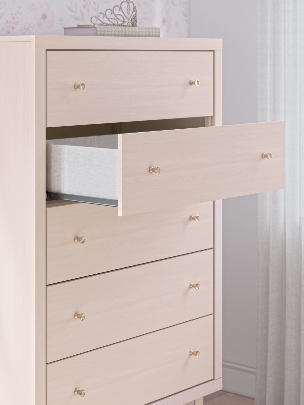 Wistenpine Blush Chest of Drawers from Ashley - Luna Furniture