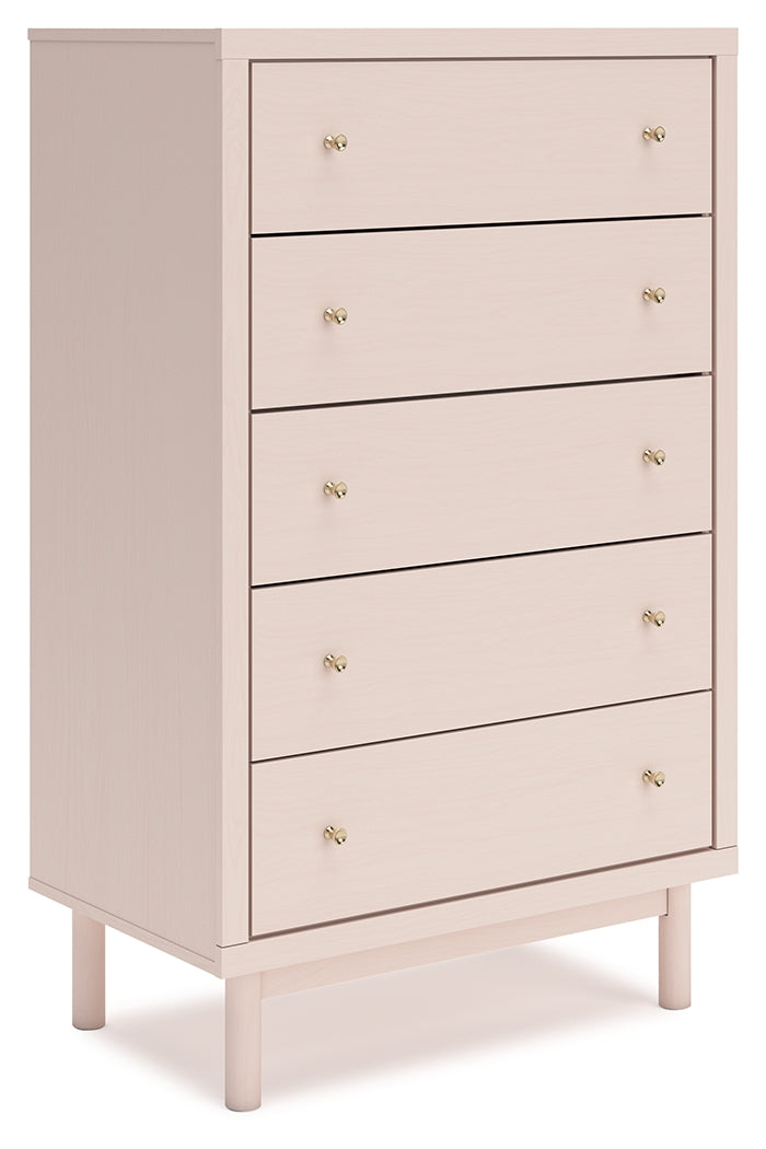 Wistenpine Blush Upholstered Youth Platform Bedroom Set from Ashley - Luna Furniture
