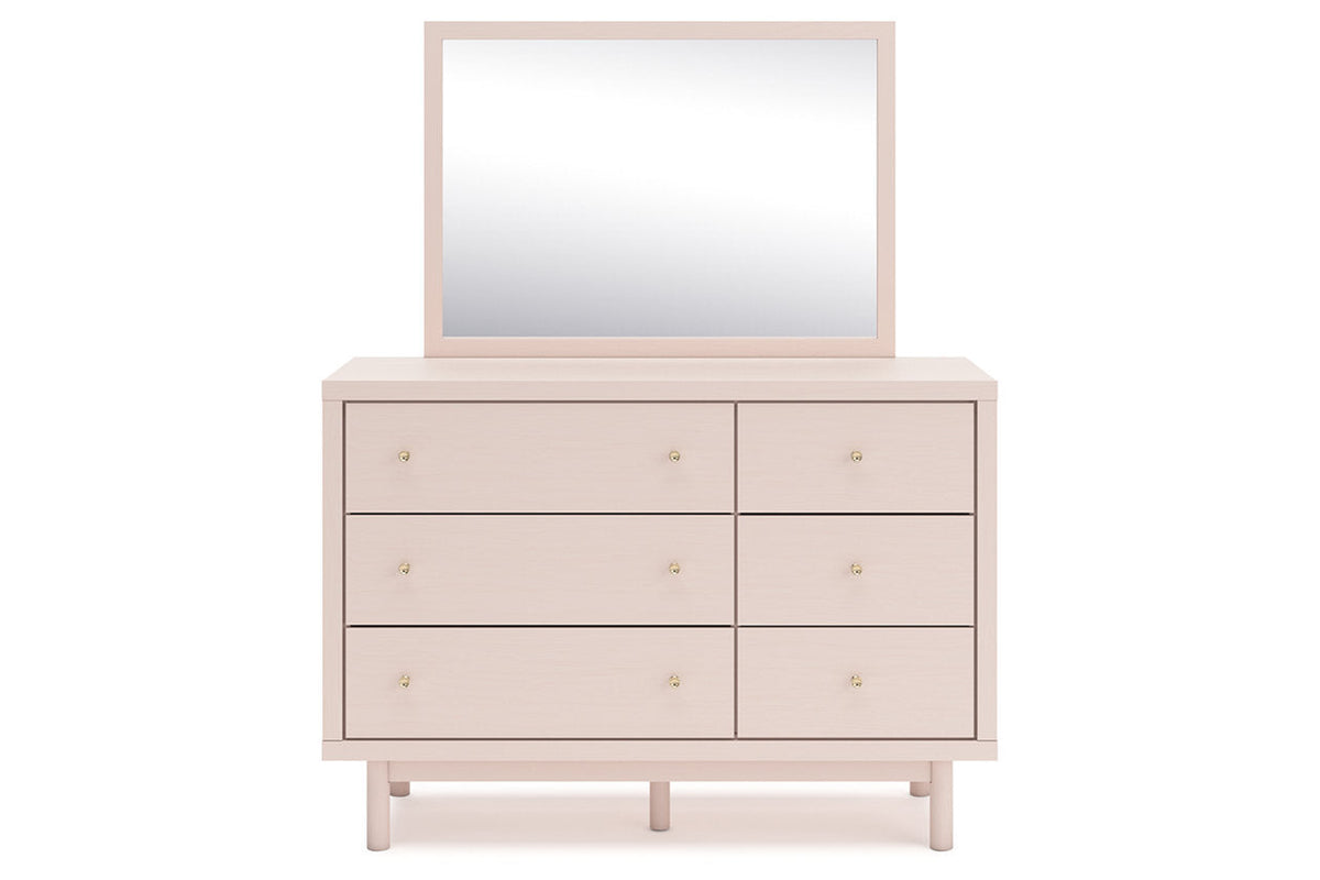 Wistenpine Blush Upholstered Youth Storage Platform Bedroom Set with 4 Drawers from Ashley - Luna Furniture
