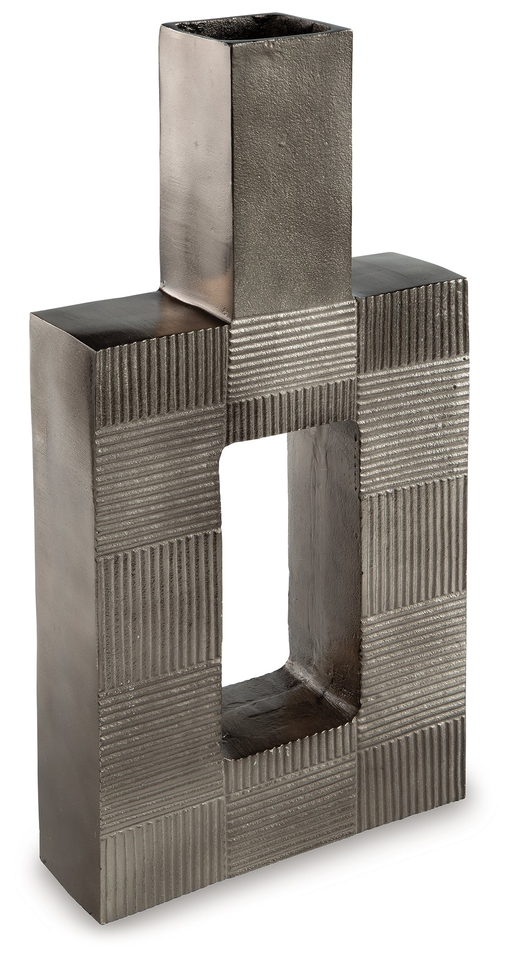 Wrengrove Antique Nickel Finish Vase from Ashley - Luna Furniture