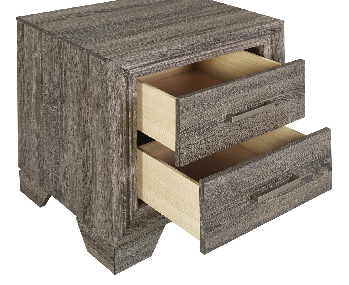 Wright Brown Oak Bedroom Set from Coaster - Luna Furniture