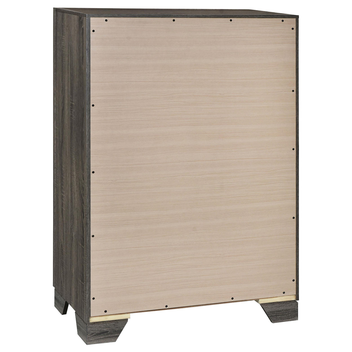 Wright Brown Oak 5-Piece California King Bedroom Set from Coaster - Luna Furniture