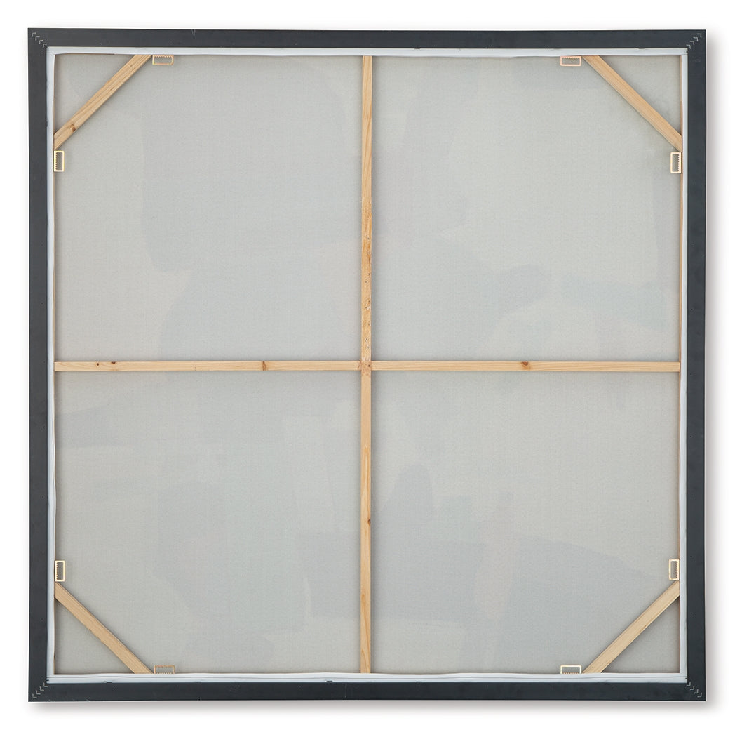 Wynburn White/Blue/Green Wall Art from Ashley - Luna Furniture