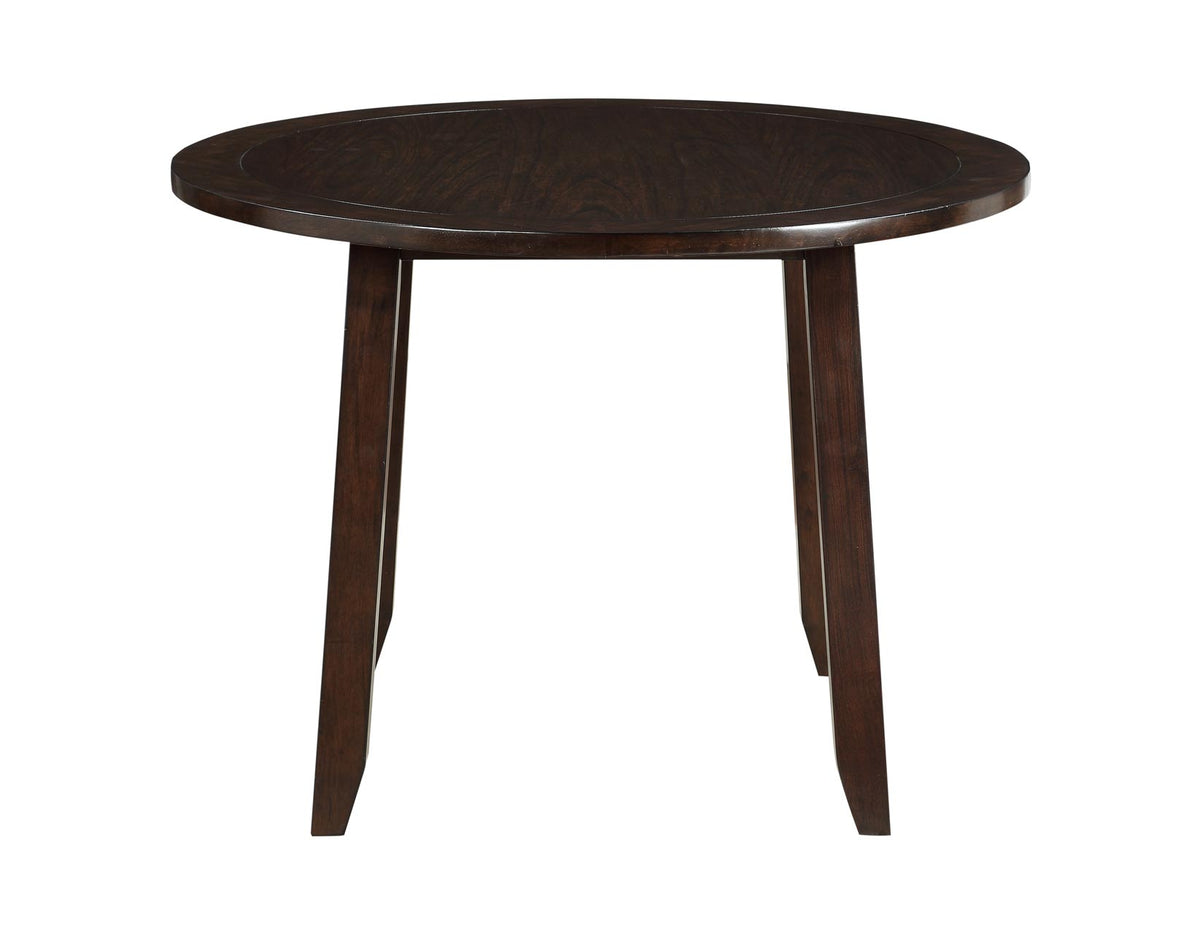 Yorktown Espresso 5-Piece Round Dining Room Set from Steve Silver - Luna Furniture