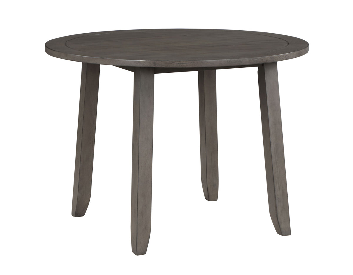 Yorktown Gray 5-Piece Round Dining Room Set from Steve Silver - Luna Furniture