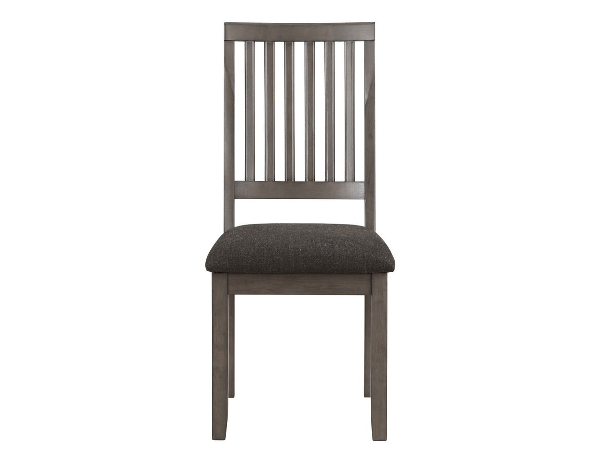 Yorktown Gray 5-Piece Round Dining Room Set from Steve Silver - Luna Furniture