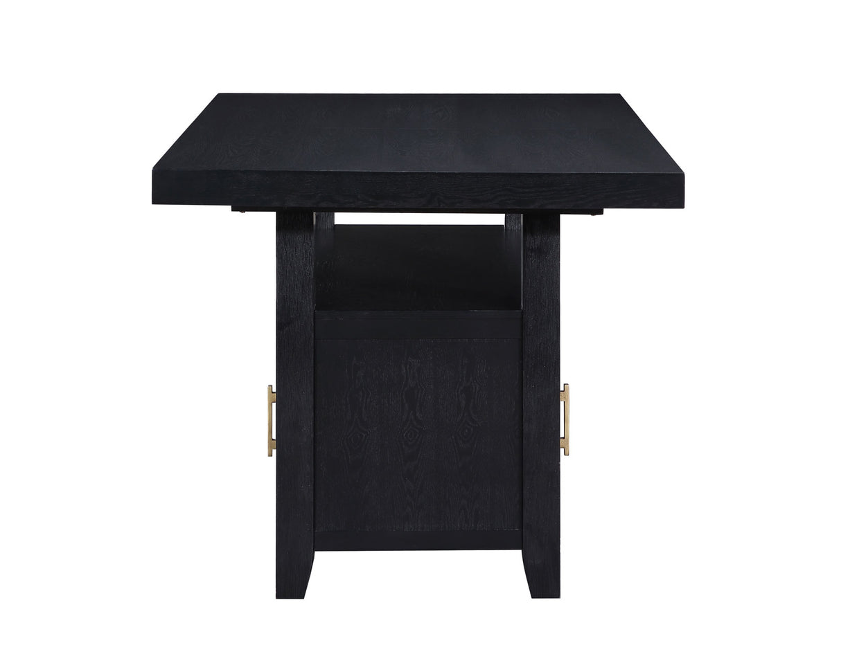Yves Charcoal Storage Counter Height Dining Set from Steve Silver - Luna Furniture