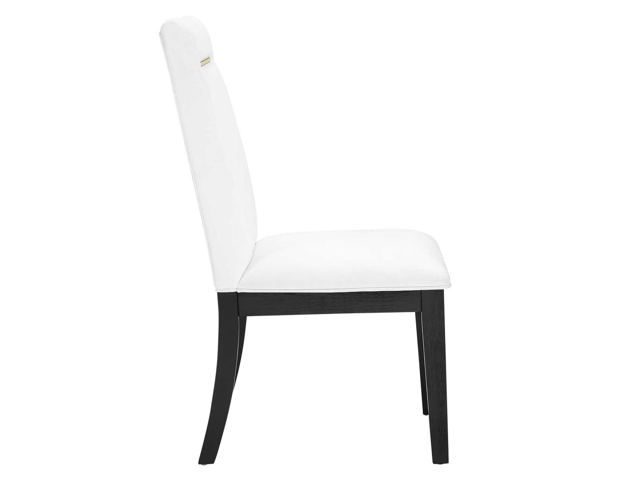 Yves Performance Chair – White, Set of 2 from Steve Silver - Luna Furniture