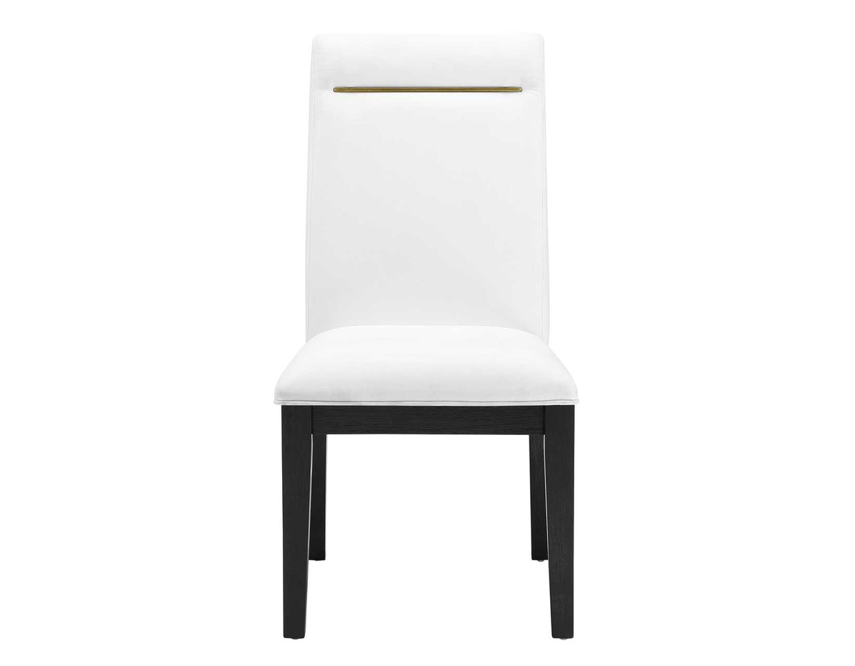 Yves Performance Chair – White, Set of 2 from Steve Silver - Luna Furniture
